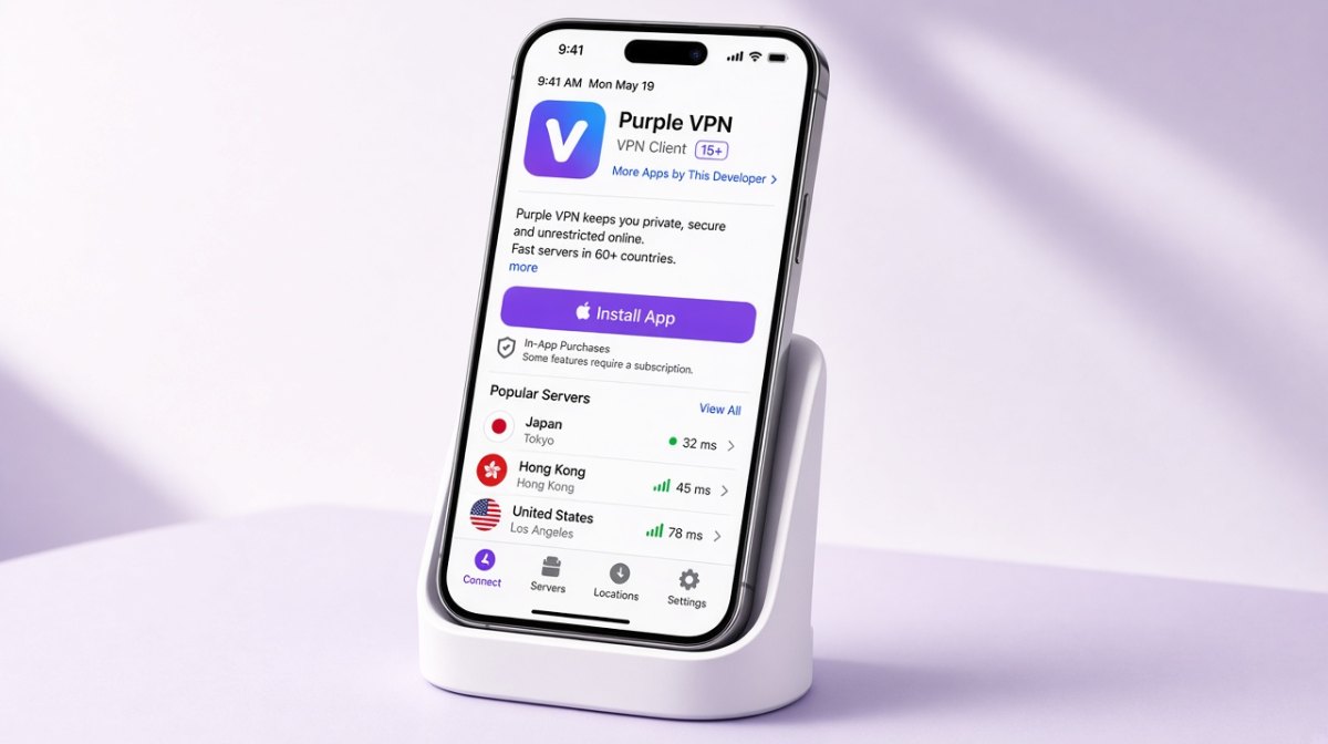 快连 APP 收藏与个人中心示意